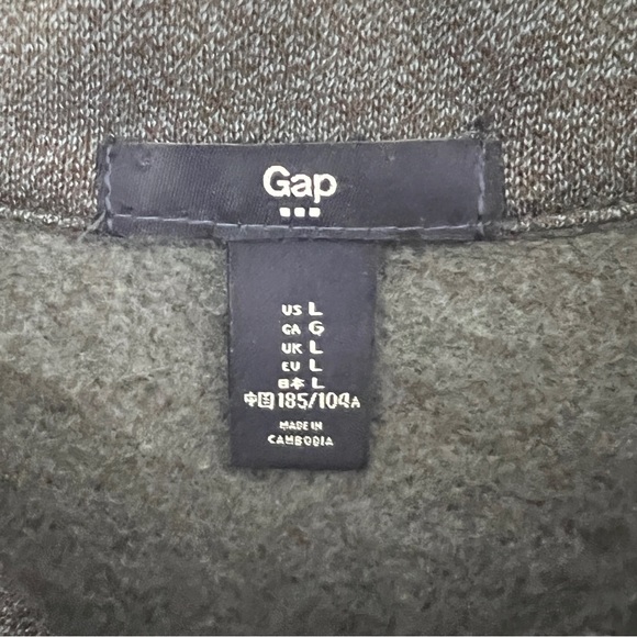 NEW Gap Button Up Pullover Cardigan Sweater - Size L Navy Blue, New Without Tag - Picture 4 of 4